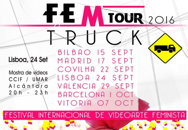 Read more about the article UMAR é parceira local do FEM TOUR TRUCK – Festival Internacional de Videoarte e Activismo Feminista